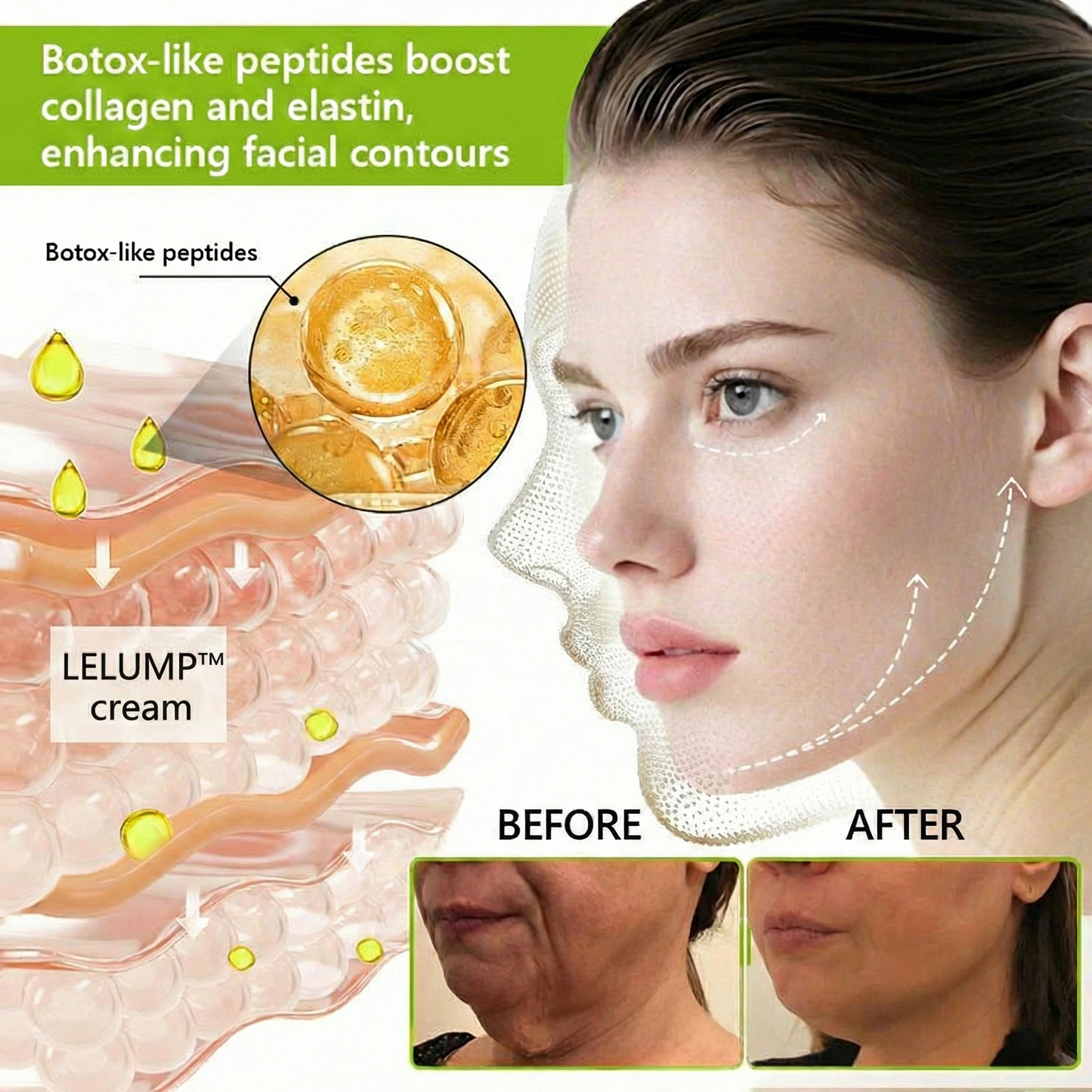 [🔥Last Day 70% OFF] LELUMP™ Botox & Retinol Shot - Eraser for Deep Wrinkles, Sagging Jowls & Puffy Eyes