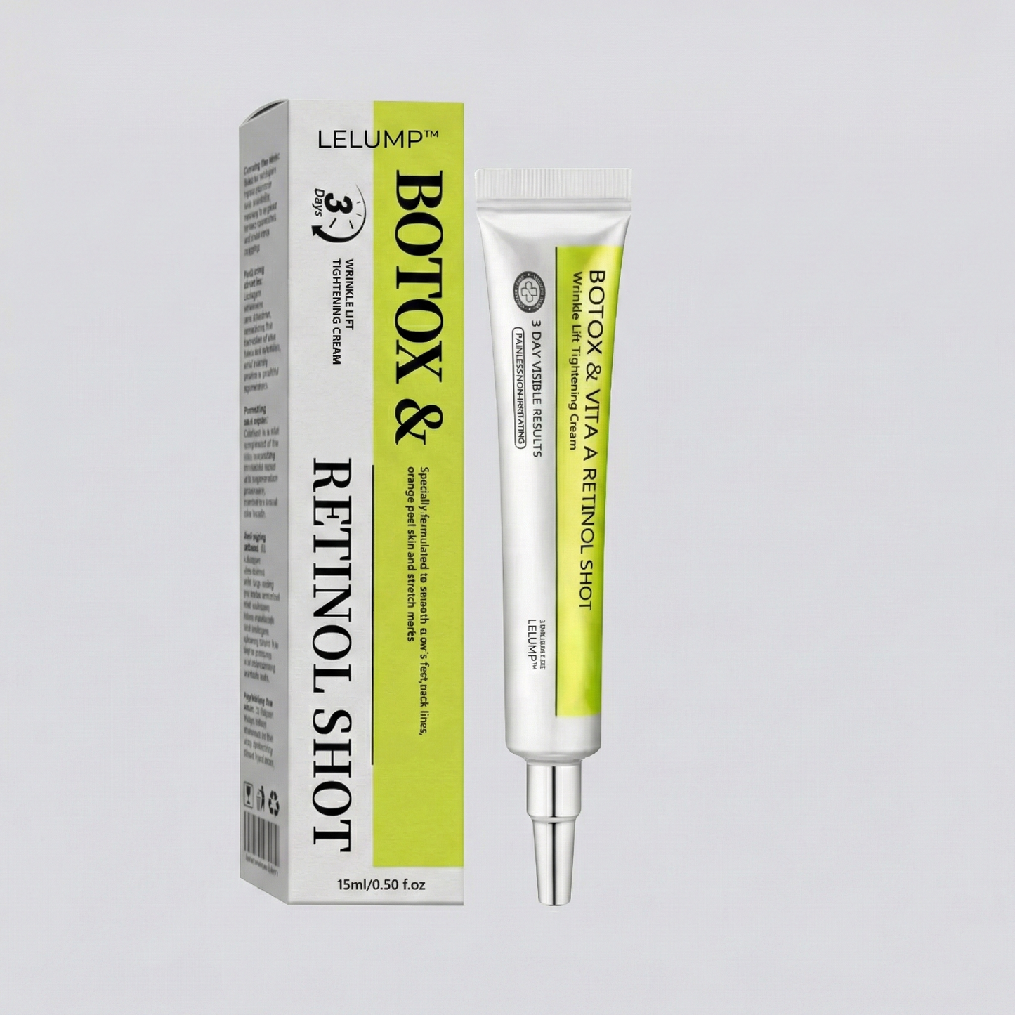 [🔥Last Day 70% OFF] LELUMP™ Botox & Retinol Shot - Eraser for Deep Wrinkles, Sagging Jowls & Puffy Eyes