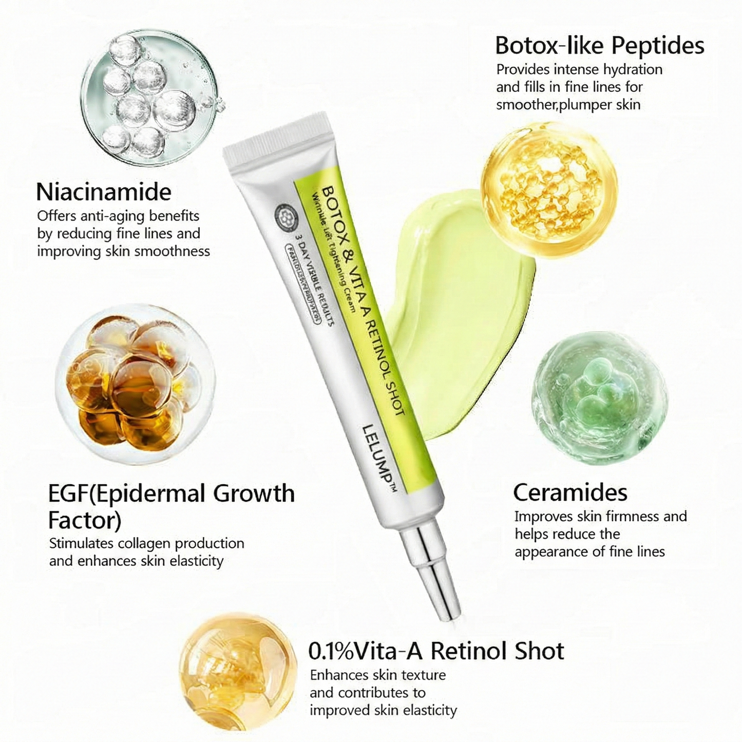[🔥Last Day 70% OFF] LELUMP™ Botox & Retinol Shot - Eraser for Deep Wrinkles, Sagging Jowls & Puffy Eyes