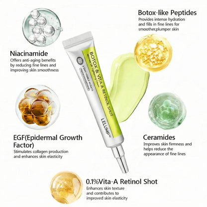 [🔥Last Day 70% OFF] LELUMP™ Botox & Retinol Shot - Eraser for Deep Wrinkles, Sagging Jowls & Puffy Eyes