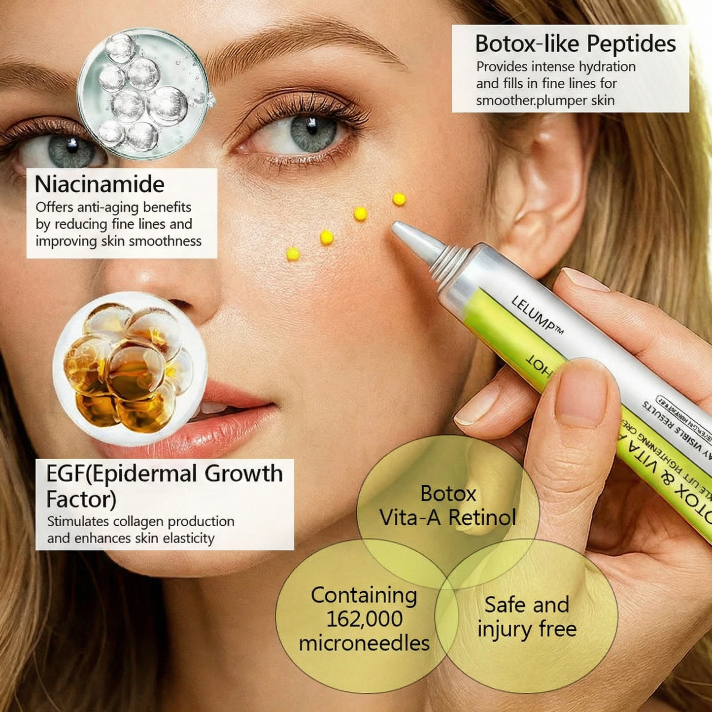 [🔥Last Day 70% OFF] LELUMP™ Botox & Retinol Shot - Eraser for Deep Wrinkles, Sagging Jowls & Puffy Eyes