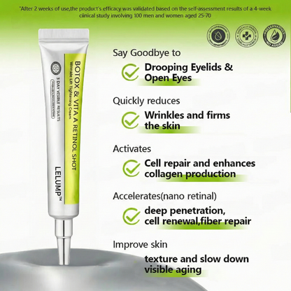 [🔥Last Day 70% OFF] LELUMP™ Botox & Retinol Shot - Eraser for Deep Wrinkles, Sagging Jowls & Puffy Eyes