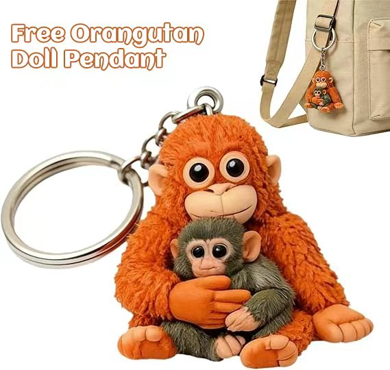 🏆Easter 49% OFF-🐵 3D Viral Punch Monkey Keychain 💕🎁Emotional Gift for Animal Lovers, Family, Friends, Loved Ones