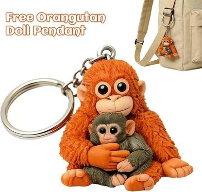 🏆Easter 49% OFF-🐵 3D Viral Punch Monkey Keychain 💕🎁Emotional Gift for Animal Lovers, Family, Friends, Loved Ones