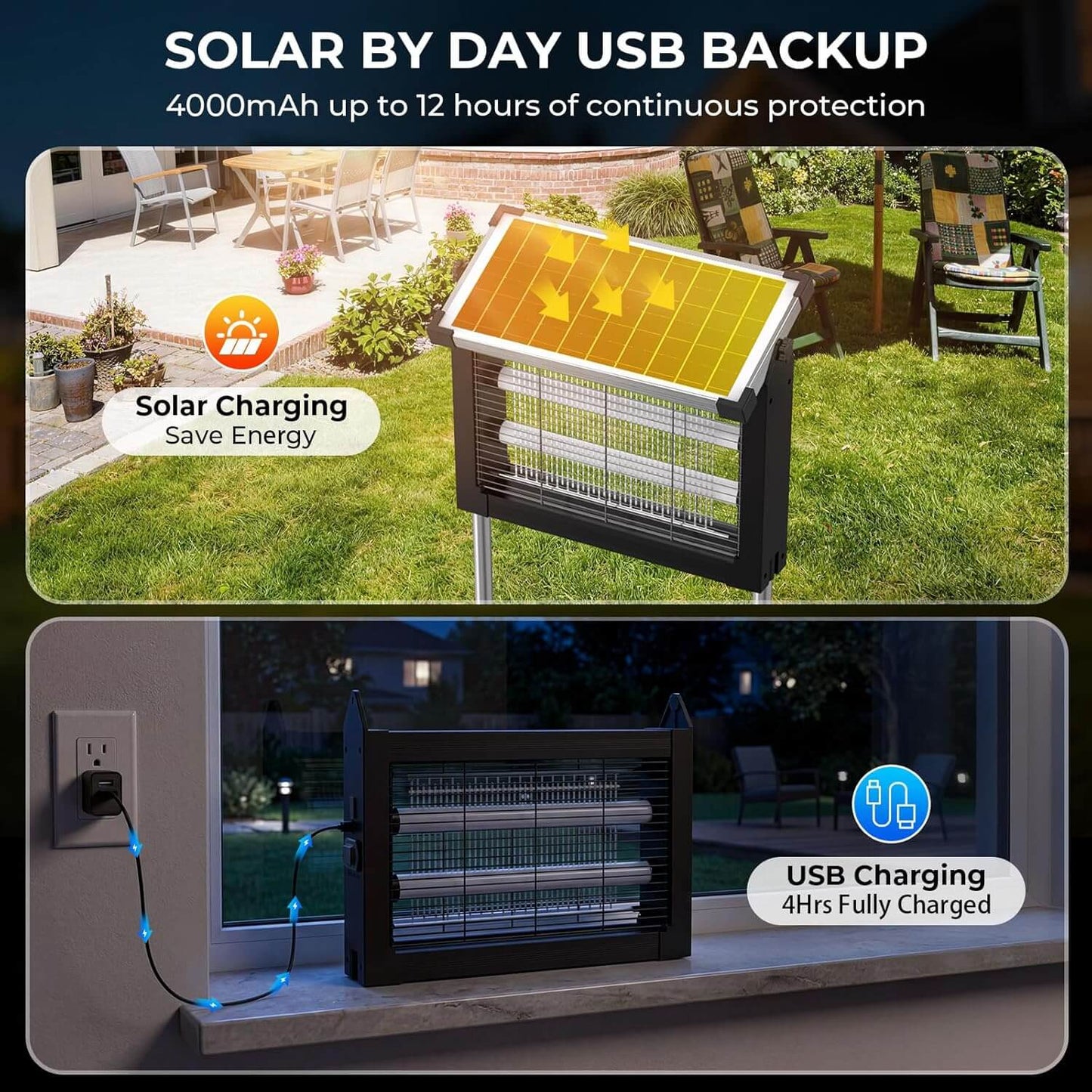 Ointiva™ Solar Bug Zapper