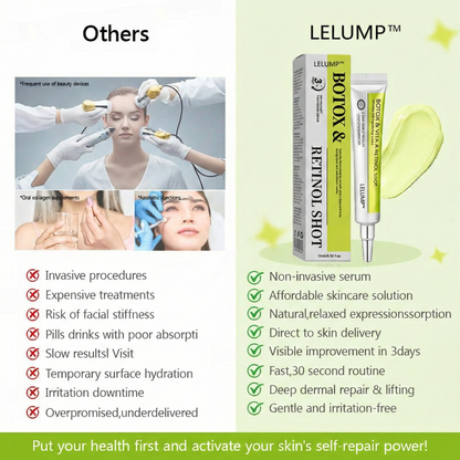 [🔥Last Day 70% OFF] LELUMP™ Botox & Retinol Shot - Eraser for Deep Wrinkles, Sagging Jowls & Puffy Eyes