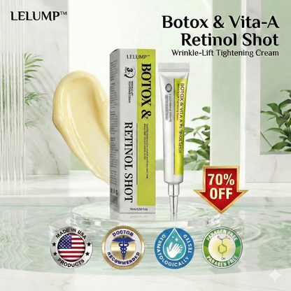 [🔥Last Day 70% OFF] LELUMP™ Botox & Retinol Shot - Eraser for Deep Wrinkles, Sagging Jowls & Puffy Eyes