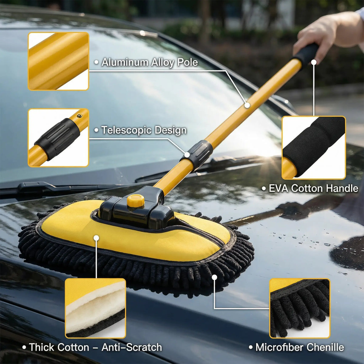 LELUMP™ Extendable Car Wash Mop