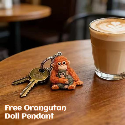 🏆Easter 49% OFF-🐵 3D Viral Punch Monkey Keychain 💕🎁Emotional Gift for Animal Lovers, Family, Friends, Loved Ones